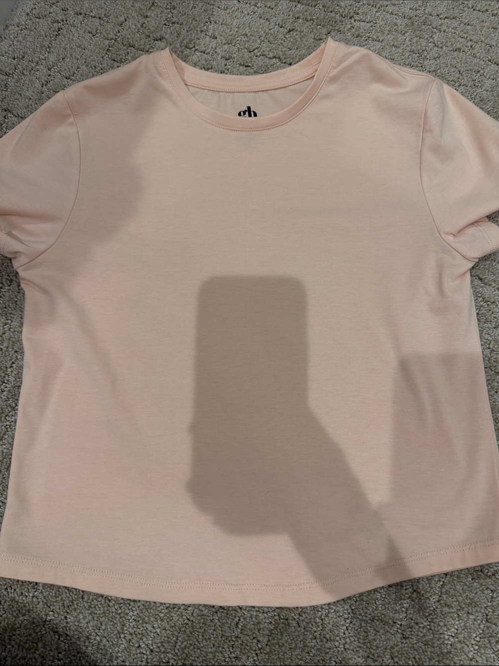 GB girls Light Pink Short Sleeve Tee